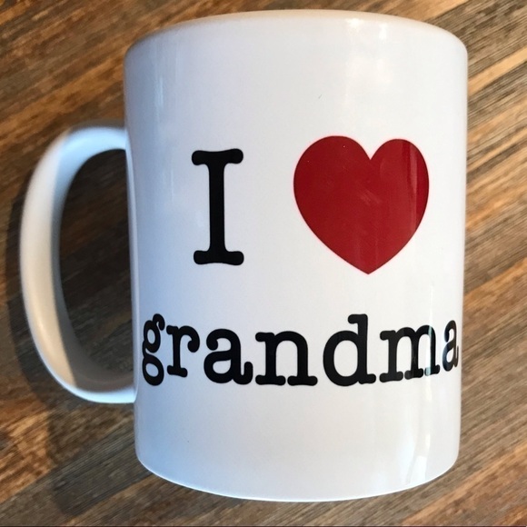I LOVE Grandma coffee cup I ❤️ GRANDMA prank mug - Picture 2 of 4